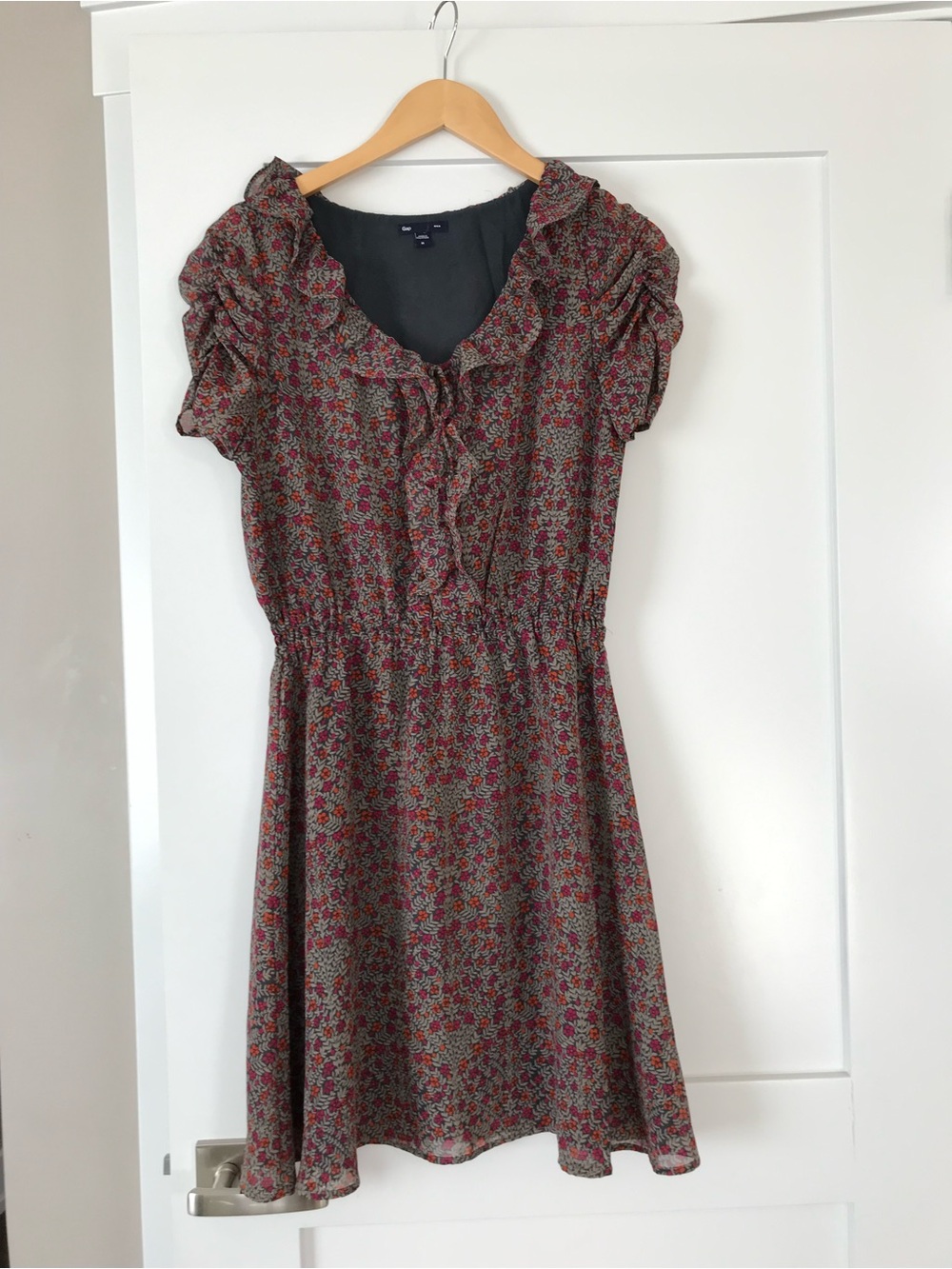 GAP Floral Ruffle Midi Dress - Picture 3 of 3